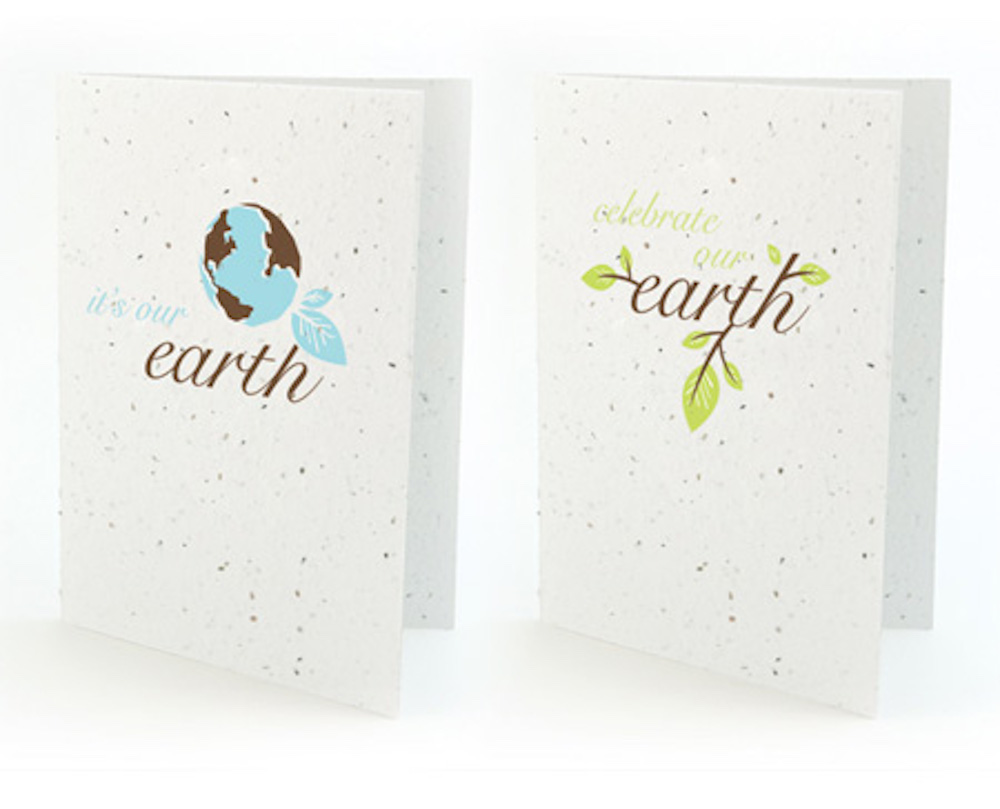 Celebrate Earth Day With Plantable Earth Day Cards
