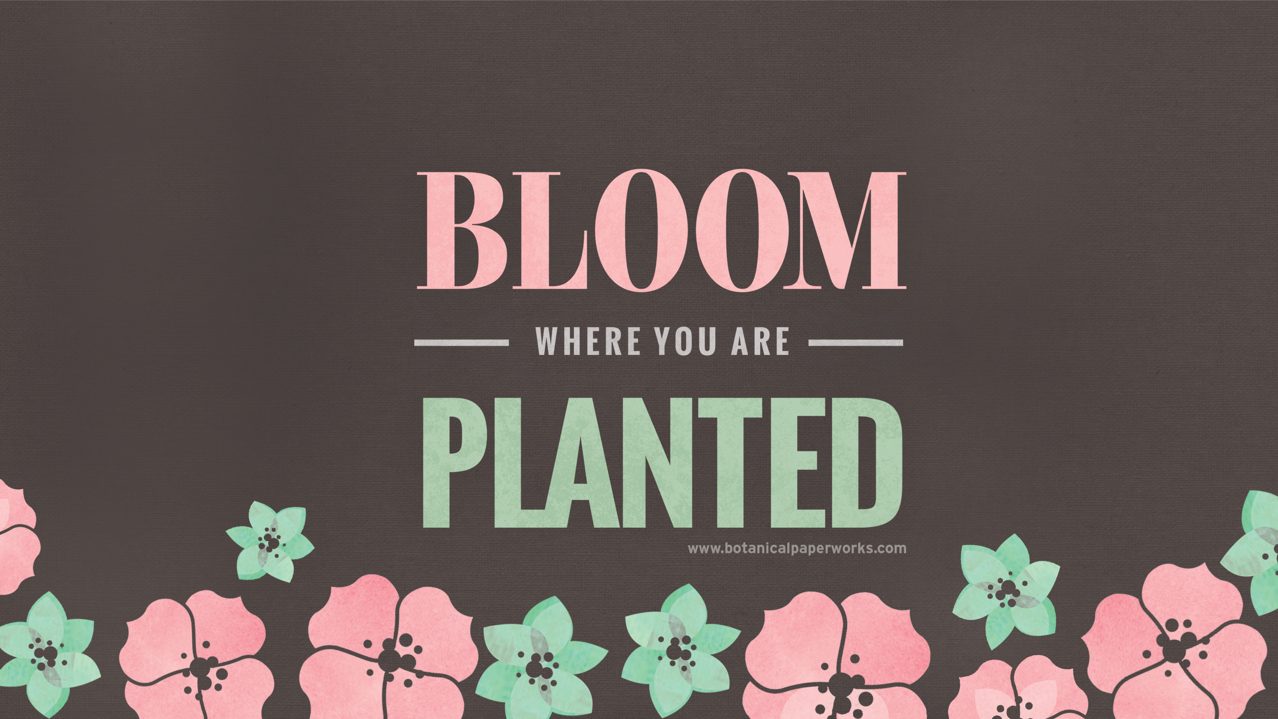 freebies} Bloom Wall Art & Wallpaper - Botanical PaperWorks