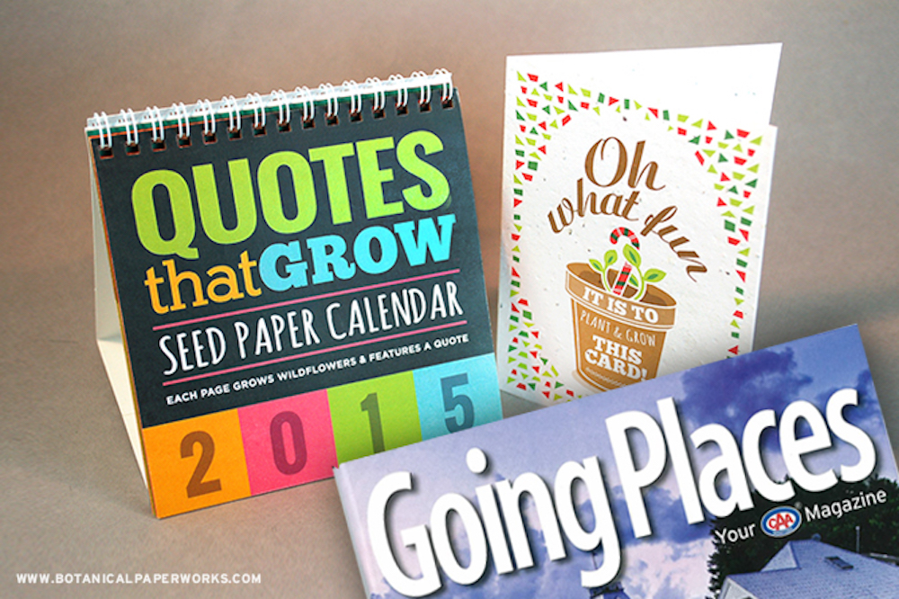 Seed Paper Products Featured in CAA's Going Places Magazine