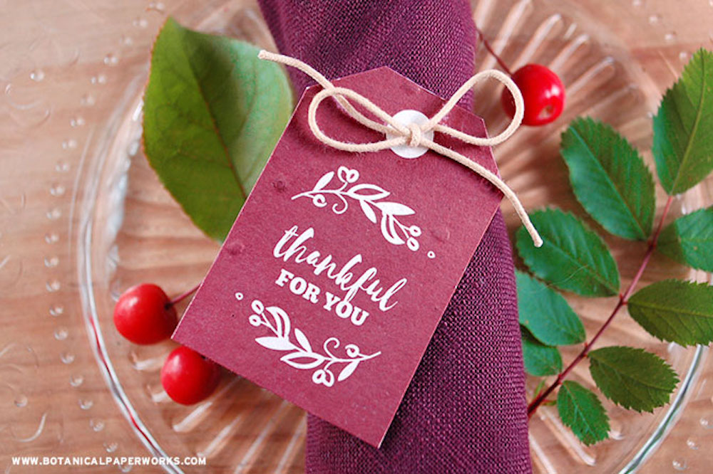 printable seed paper thanksgiving tags