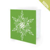 Represent your business in a beautiful and eco-friendly way this holiday season with these a plantable corporate holiday card featuring a botanical snowflake design.