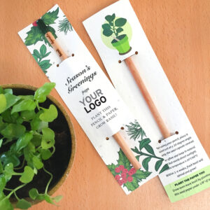An eco-friendly corporate gift that will grow into basil plants!