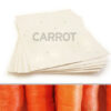 This 8.5 x 11 Cream Carrot Plantable Seed Paper is embedded with NON-GMO seeds that grow a garden of fresh carrots when planted in soil.