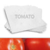 This 8.5 x 11 White Tomato Plantable Seed Paper is handmade and eco-friendly.
