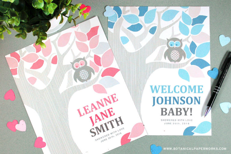 Baby Shower Guest Book Printable