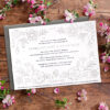 These Botanical Beauty Seed Paper Wedding Invitations have a natural elegance that is perfect for eco-friendly weddings.