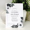 Not only does the artful design on these Black & White Blooms Plantable Wedding Invitations feature wildflowers and organic elements, but it will also grow real flowers!