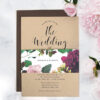 These eco-friendly Kraft Paper Wedding Invitations With Seed Paper Band create a natural and elegant look that your friends and family will swoon over.