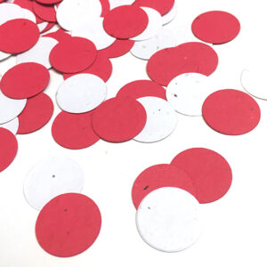 Celebrate being Canadian with this Canada Day Party Plantable Eco Confetti that doesn't leave any waste behind.