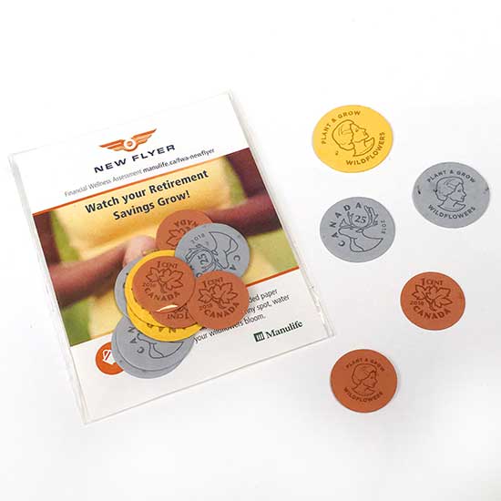 Canadian Seed Paper Coins Packs