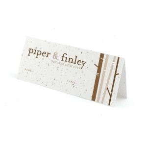 Birch plantable place cards