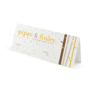 Birch plantable place cards