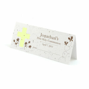 Holy Communion plantable place cards