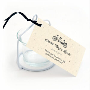 Plantable Tandem Bicycle Favor Tags