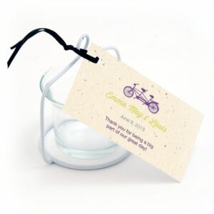 Plantable Tandem Bicycle Favor Tags