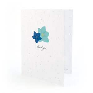 Fresh Flowers Plantable Thank You Cards: Modern Duo