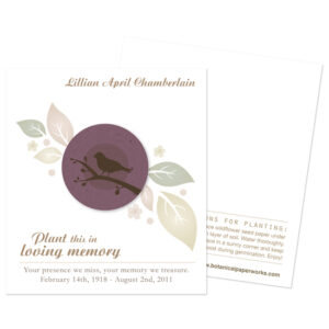 Birdwatcher Memorial Cards