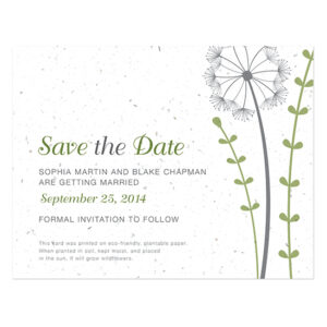 Dandelion Save The Date Cards