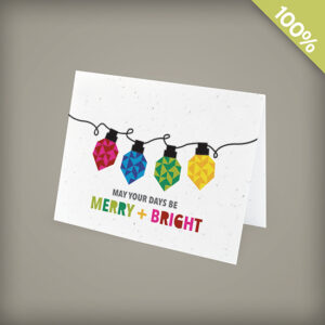 Merry and Bright Corporate Holiday Cards