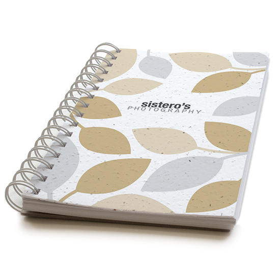 Modern Leaves Personalized Plantable Journals: Premium