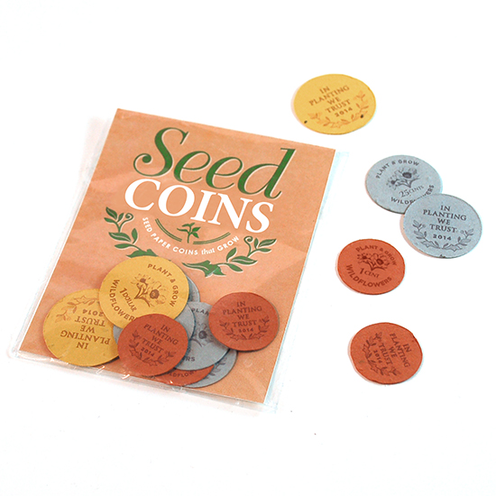 In Planting We Trust Seed Paper Coins Packs