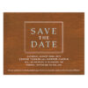 Classic Wood Grain Plantable Save The Date Cards