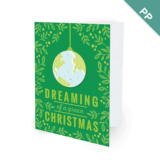 A Green Christmas Corporate Holiday Cards