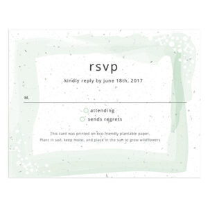 Feather Plantable Reply Cards