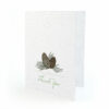 Pinecone plantable thank you cards