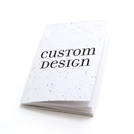 Custom design personalized plantable pocket notebooks
