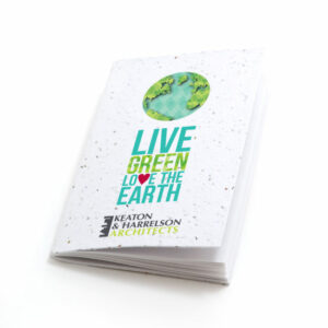 Love the Earth Personalized Plantable Pocket Notebooks