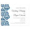 Plantable Classic Damask Save The Date Cards