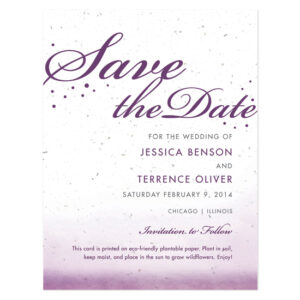 Celebrate Ombre Plantable Save The Date Cards