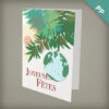 Plantable Earth Joyeuses Fêtes Personalized Cards