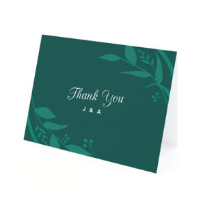 Plant these Classic Greening Seed Paper Thank You Cards to grow real greenery in a pot of soil or a garden.