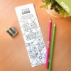 An eco-friendly giveaway for schools or libraries, these coloring bookmarks will encourage reading and give back to the environment since they are plantable!