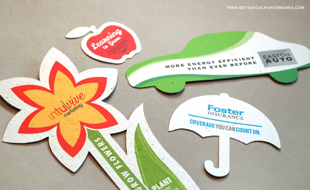 Custom Seed Paper Printed Shaped Promotional Products