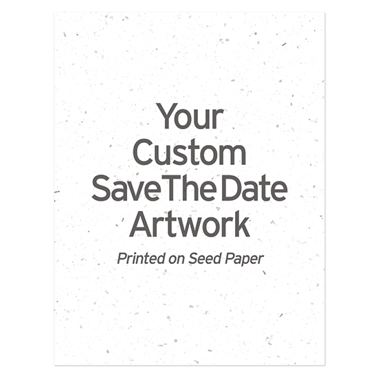 Custom Plantable Save The Date Cards