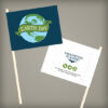 Celebrate in an eco-friendly way with these Double-Sided Seed Paper Promotional Flags that reduce waste.