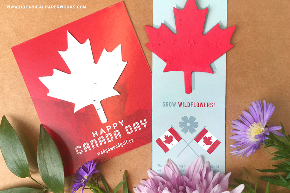 seed paper canada day promotions