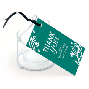 These Fancy Vintage Seed Paper Favor Tags are elegant and eco-friendly.