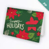 These Festive Flower Business Holiday Cards share your holiday greetings in a way that is memorable and unique.