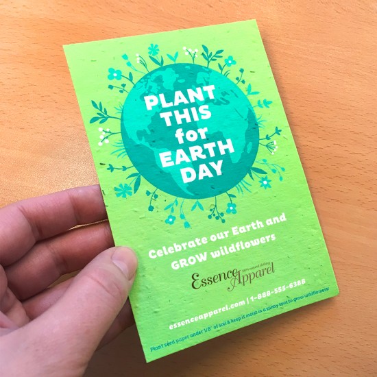 Flourishing Earth Medium Seed Paper Panel Card