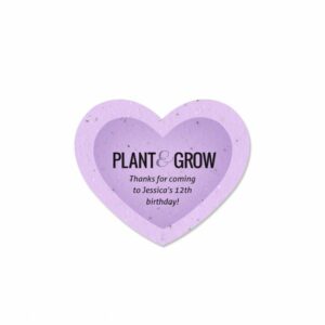 Customize the text of the plantable party favors for your next event.