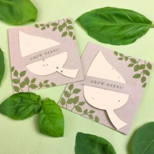 Plantable wedding favors that give the gift of herbs!