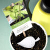These fun Herb Seed Paper Planting Sticks give a plantable herb leaf gift as well as a planting stick to mark the spot!