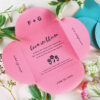 Give a blooming message of thanks to your friends and family with these unique Love in Bloom Plantable Petal Card Wedding Favors.