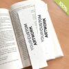Plantable seed bookmark and green promotions