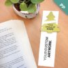 Single-Sided Large Eco Bookmarks with Slot