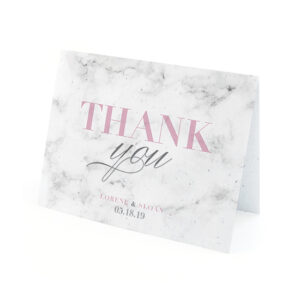 Thank your friends and family with these stylish and eco-friendly Marble Plantable Thank You Cards.